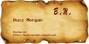 Bucz Morgan névjegykártya